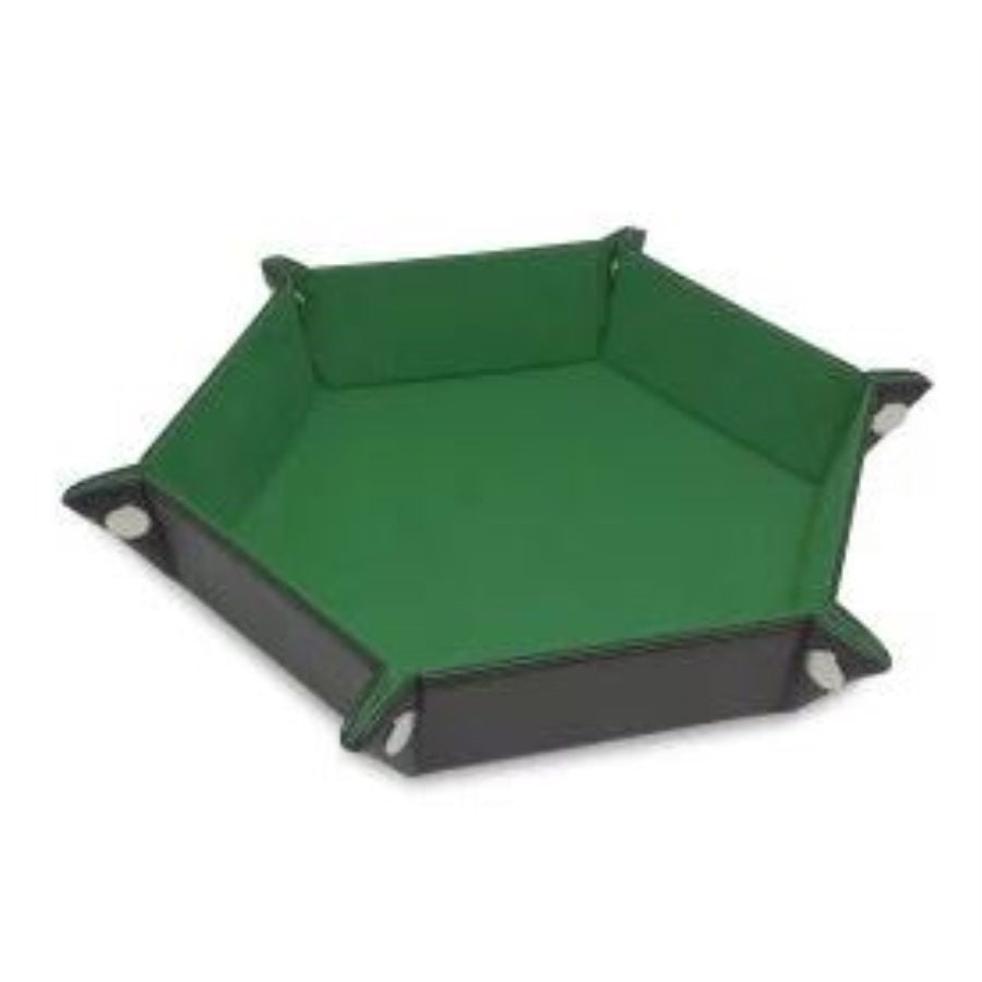 BCW Gaming: Dice Trays LX: Hexagon: Green | Odin's Place