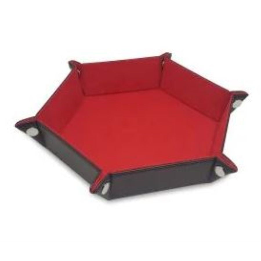 BCW Gaming: Dice Trays LX: Hexagon: Red | Odin's Place