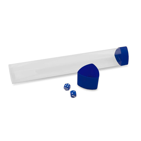 BCW Playmat Tube with Dice Cap - Blue | Odin's Place