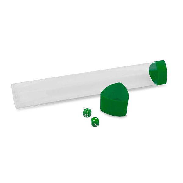 BCW Playmat Tube with Dice Cap - Green | Odin's Place