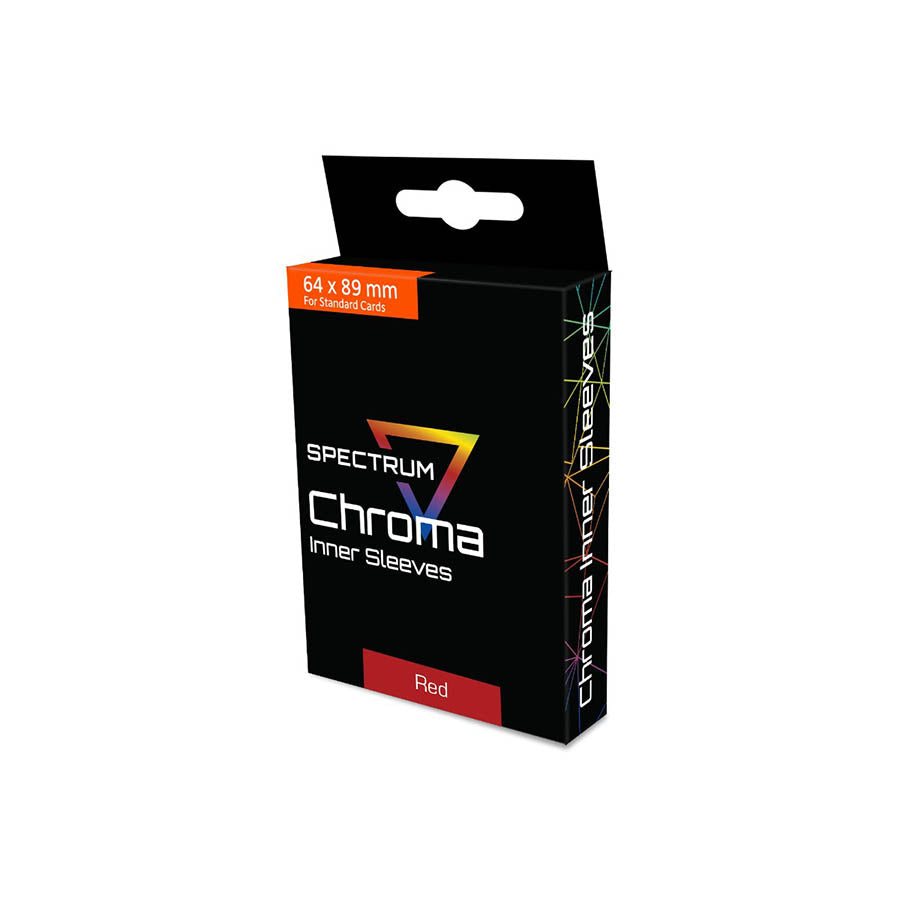 SPECTRUM: CHROMA INNER SLEEVES: RED 100CT | Odin's Place
