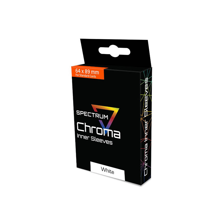 SPECTRUM: CHROMA INNER SLEEVES: WHITE 100CT | Odin's Place