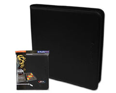 BCW 12-Pocket Z-Folio LX Binder Assorted Colors 480 | Odin's Place