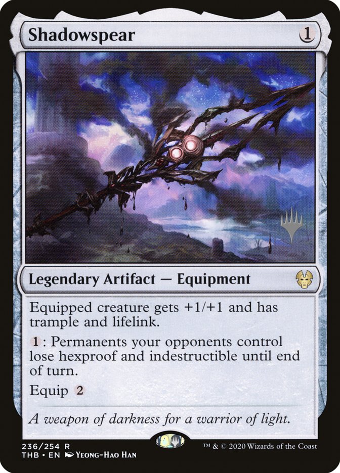 Shadowspear (Promo Pack) [Theros Beyond Death Promos] | Odin's Place