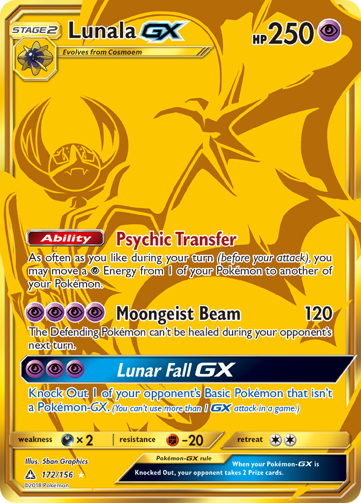 Lunala GX (172/156) [Sun & Moon: Ultra Prism] | Odin's Place