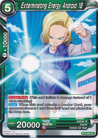 Exterminating Energy Android 18 (BT2-090) [Union Force] | Odin's Place