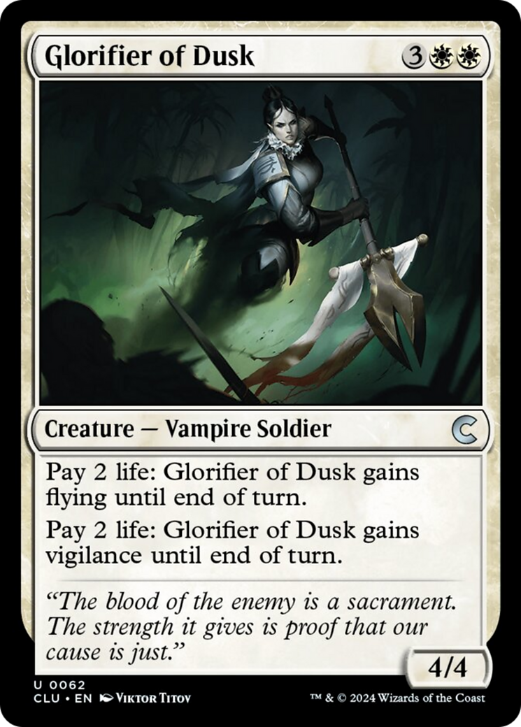 Glorifier of Dusk [Ravnica: Clue Edition] | Odin's Place