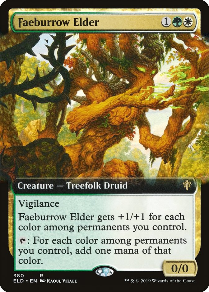 Faeburrow Elder (Extended Art) [Throne of Eldraine] | Odin's Place