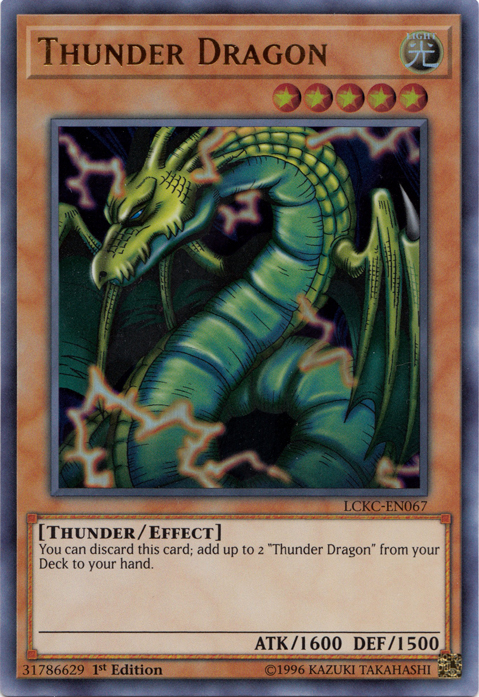 Thunder Dragon [LCKC-EN067] Ultra Rare | Odin's Place