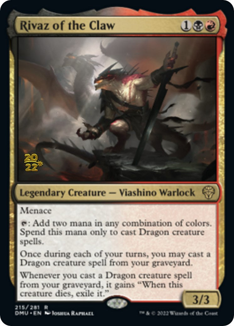 Rivaz of the Claw [Dominaria United Prerelease Promos] | Odin's Place