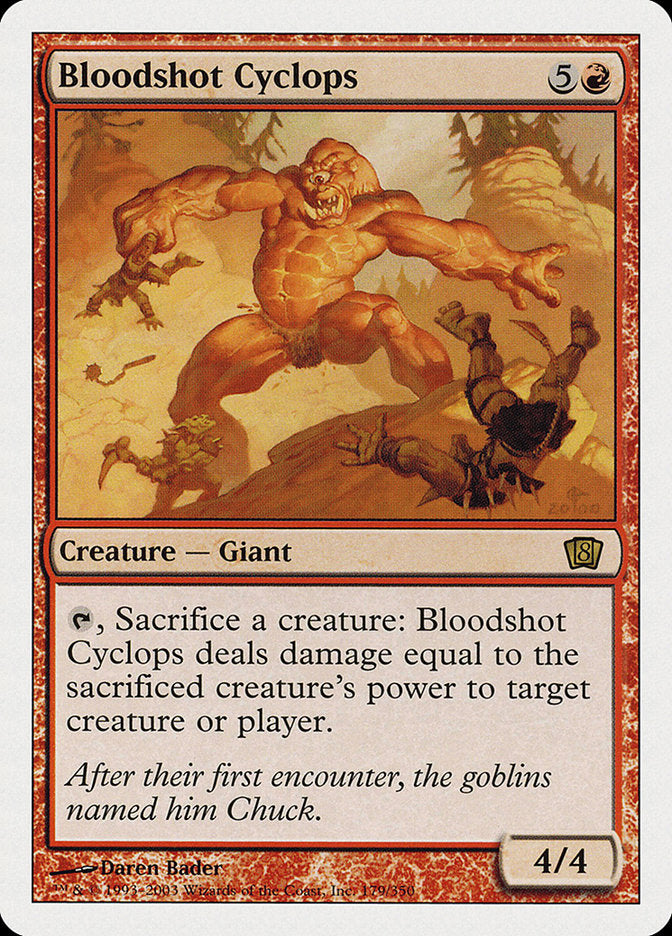 Bloodshot Cyclops (179) [Eighth Edition] | Odin's Place