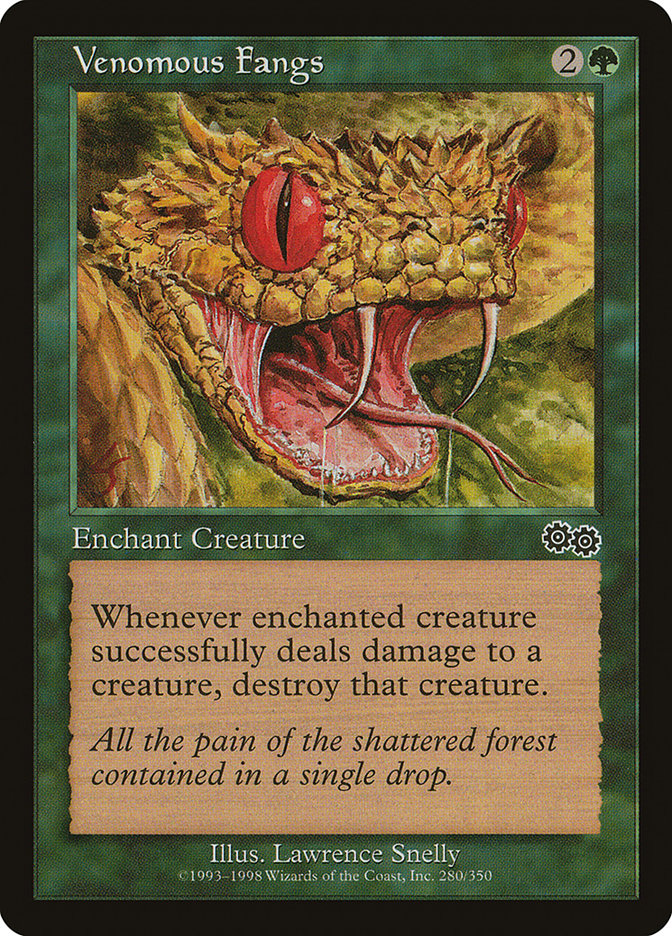 Venomous Fangs (280) [Urza's Saga] | Odin's Place