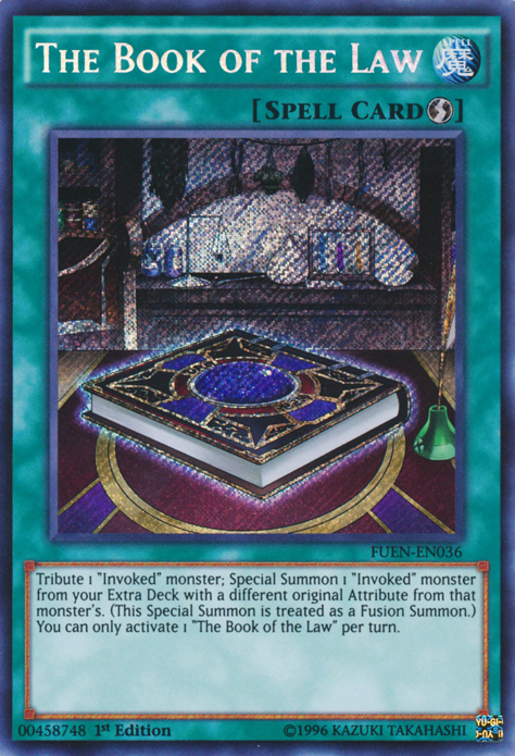 The Book of the Law [FUEN-EN036] Secret Rare | Odin's Place