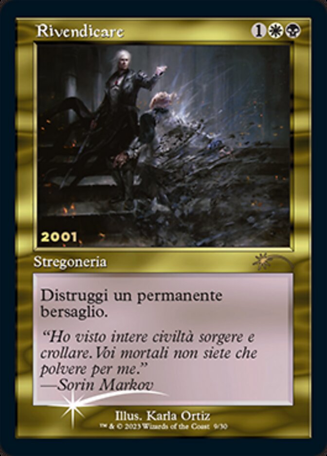 Rivendicare (Vindicate) [30th Anniversary Promos] | Odin's Place