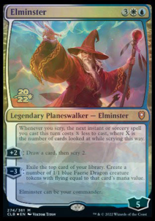 Elminster [Commander Legends: Battle for Baldur's Gate Prerelease Promos] | Odin's Place