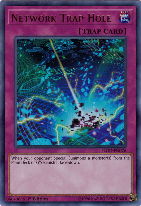 Network Trap Hole [FLOD-EN076] Ultra Rare | Odin's Place