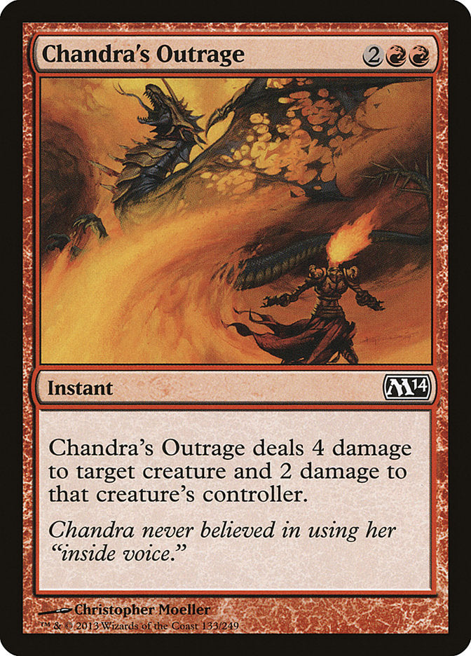 Chandra's Outrage (133) [Magic 2014] | Odin's Place
