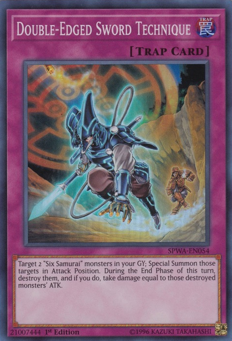 Double-Edged Sword Technique [SPWA-EN054] Super Rare | Odin's Place