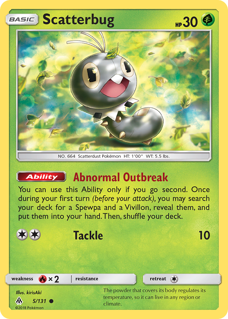 Scatterbug (5/131) [Sun & Moon: Forbidden Light] | Odin's Place