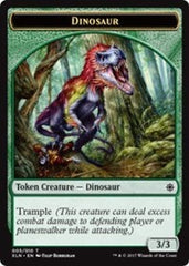 Dinosaur // Treasure (008) Double-Sided Token [Ixalan Tokens] | Odin's Place