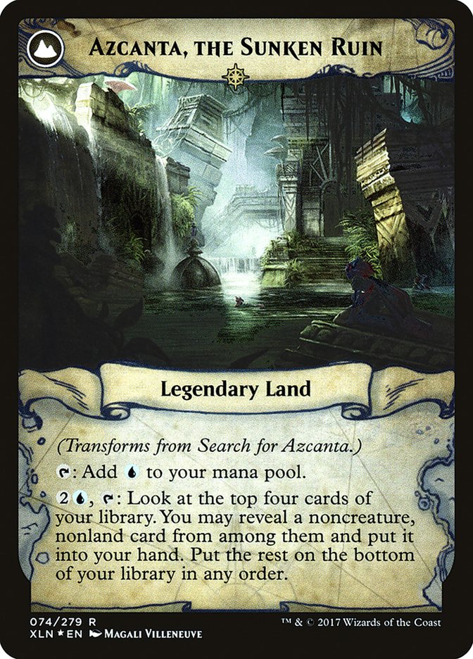 Search for Azcanta // Azcanta, the Sunken Ruin [Ixalan Prerelease Promos] | Odin's Place
