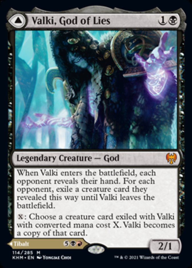 Valki, God of Lies // Tibalt, Cosmic Impostor [Kaldheim] | Odin's Place