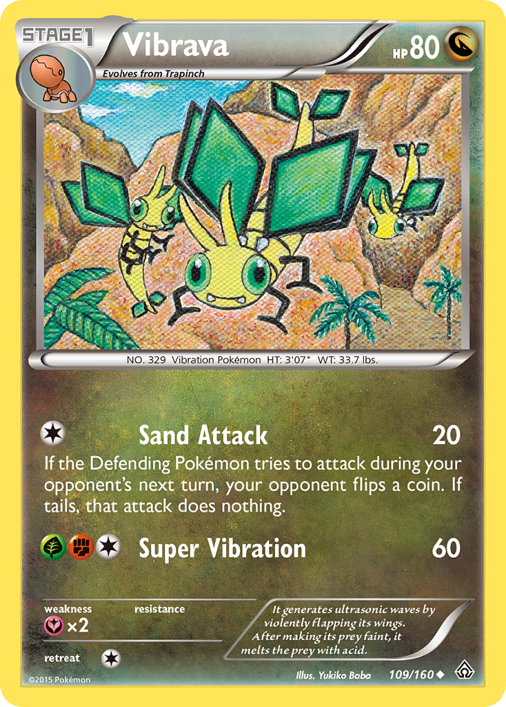 Vibrava (109/160) [XY: Primal Clash] | Odin's Place