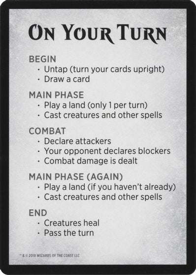 Rules Card [War of the Spark Tokens] | Odin's Place