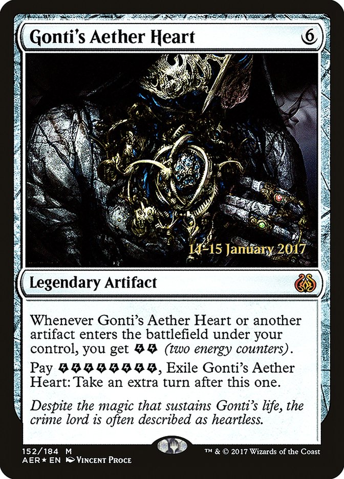 Gonti's Aether Heart (152) [Aether Revolt Prerelease Promos] | Odin's Place