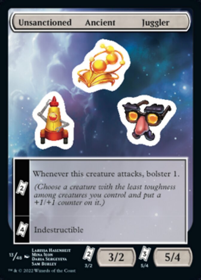 Unsanctioned Ancient Juggler [Unfinity Stickers] | Odin's Place