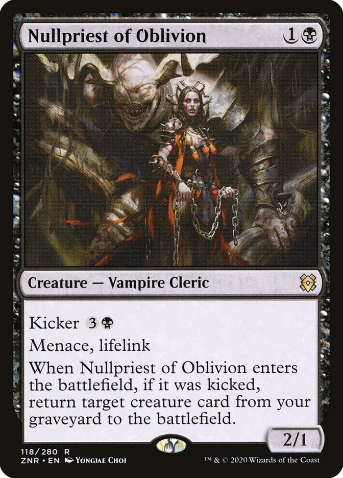 Nullpriest of Oblivion [Zendikar Rising] | Odin's Place