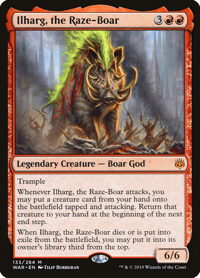 Ilharg, the Raze-Boar (133) [War of the Spark] | Odin's Place