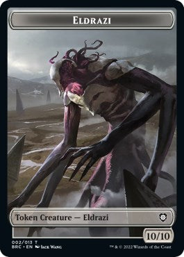 Servo // Eldrazi Double-Sided Token [The Brothers' War Commander Tokens] | Odin's Place