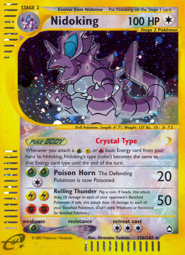 Nidoking (150/147) [Aquapolis] | Odin's Place