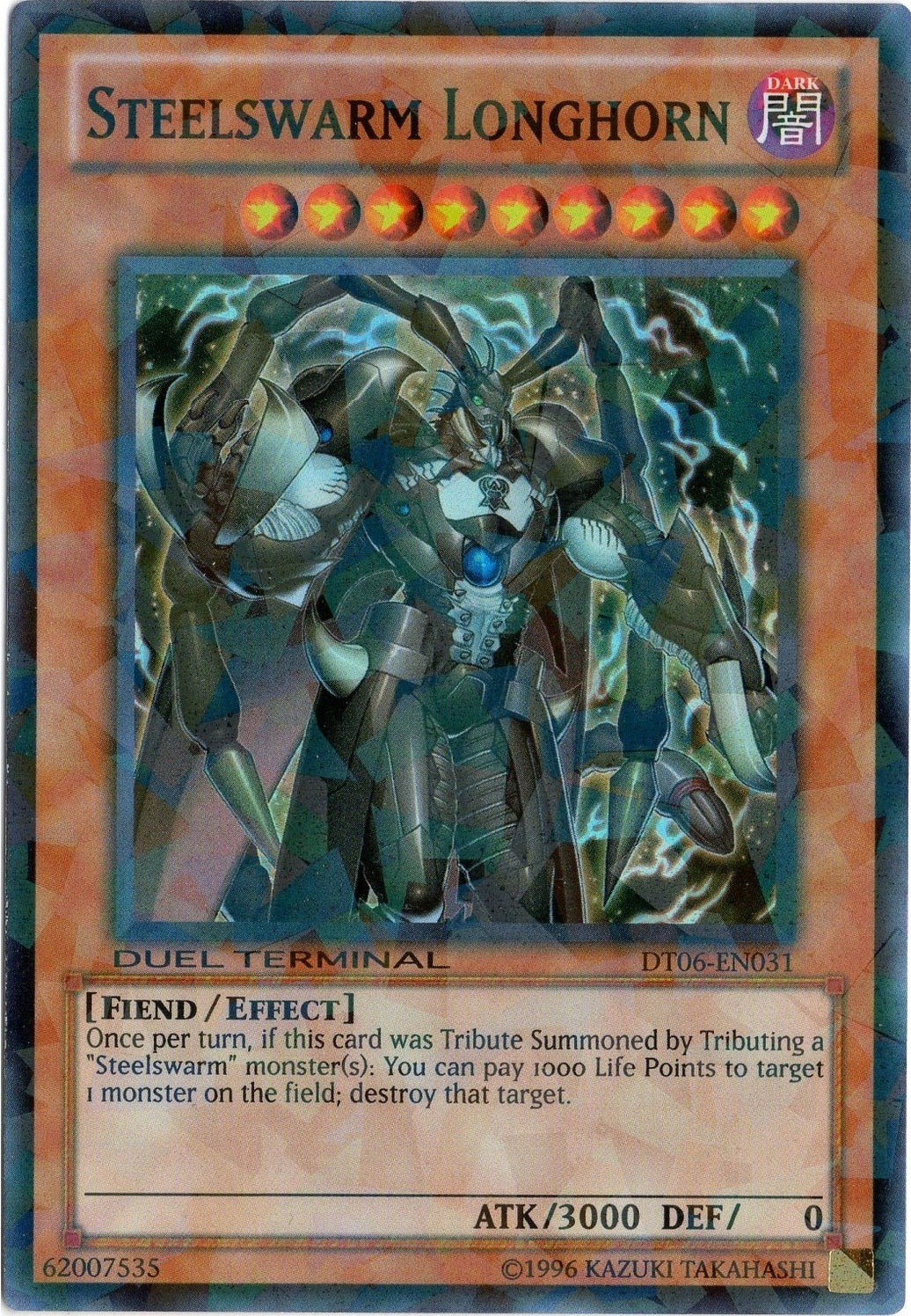 Steelswarm Longhorn [DT06-EN031] Super Rare | Odin's Place