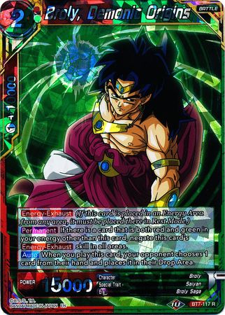 Broly, Demonic Origins (BT7-117) [Assault of the Saiyans] | Odin's Place