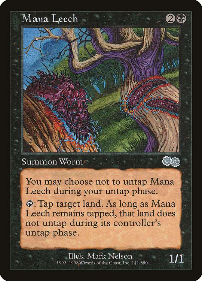 Mana Leech (141) [Urza's Saga] | Odin's Place