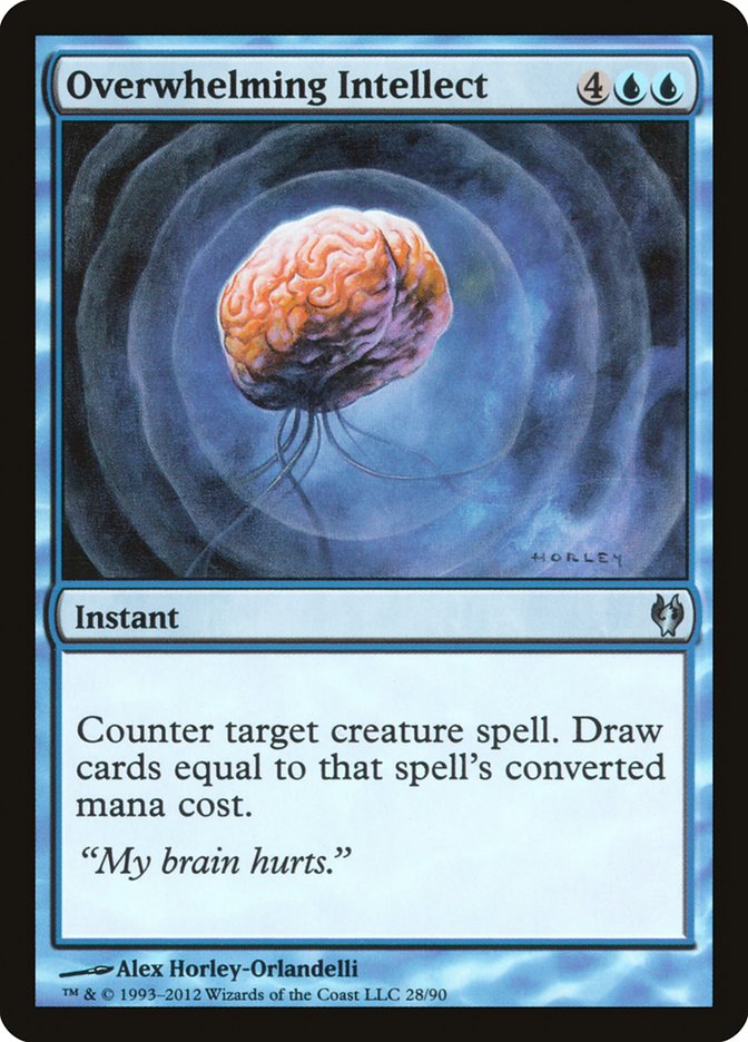 Overwhelming Intellect (28) [Duel Decks: Izzet vs. Golgari] | Odin's Place
