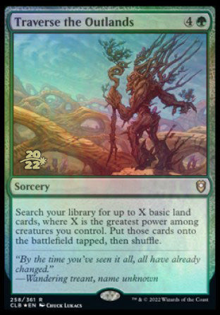 Traverse the Outlands [Commander Legends: Battle for Baldur's Gate Prerelease Promos] | Odin's Place
