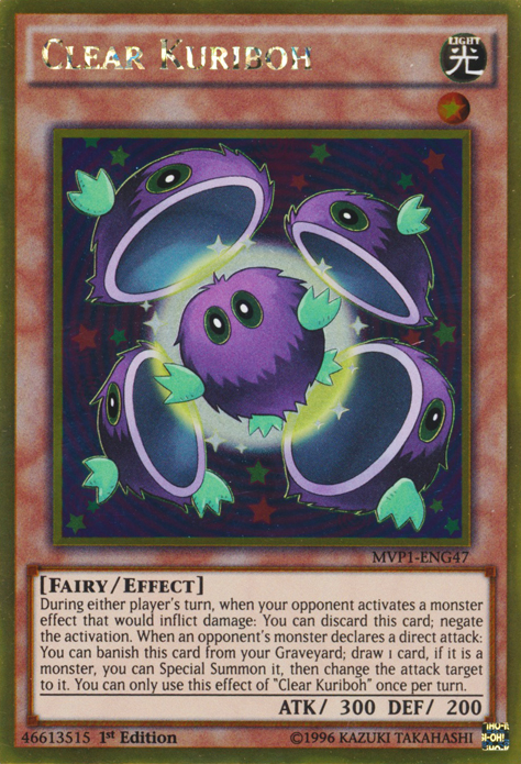 Clear Kuriboh [MVP1-ENG47] Gold Rare | Odin's Place