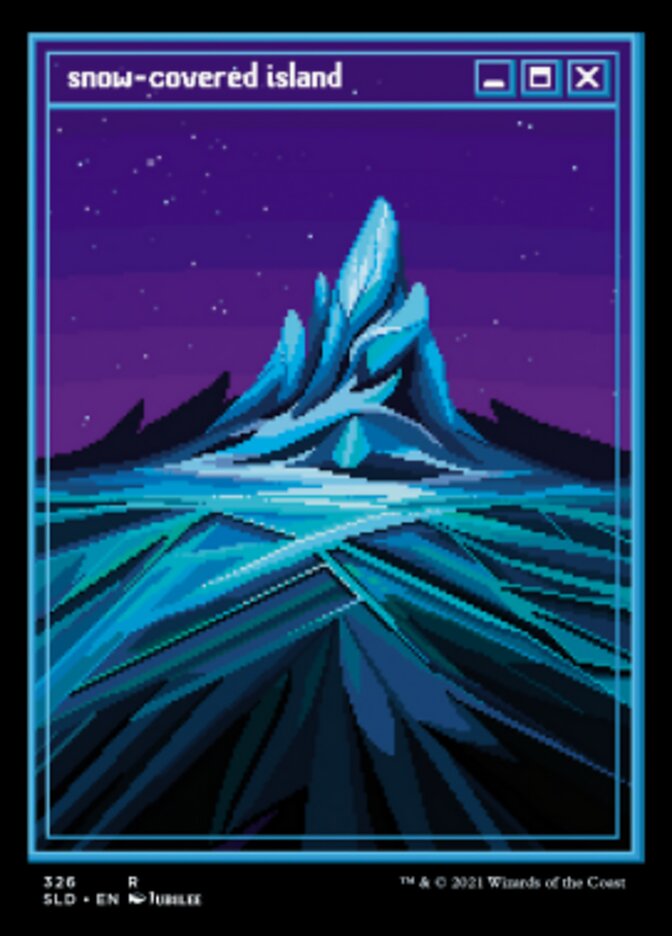 Snow-Covered Island (326) [Secret Lair Drop Series] | Odin's Place