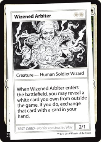 Wizened Arbiter (2021 Edition) [Mystery Booster Playtest Cards] | Odin's Place