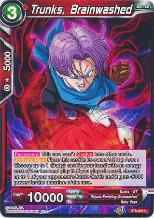 Trunks, Brainwashed (BT8-009) [Malicious Machinations] | Odin's Place