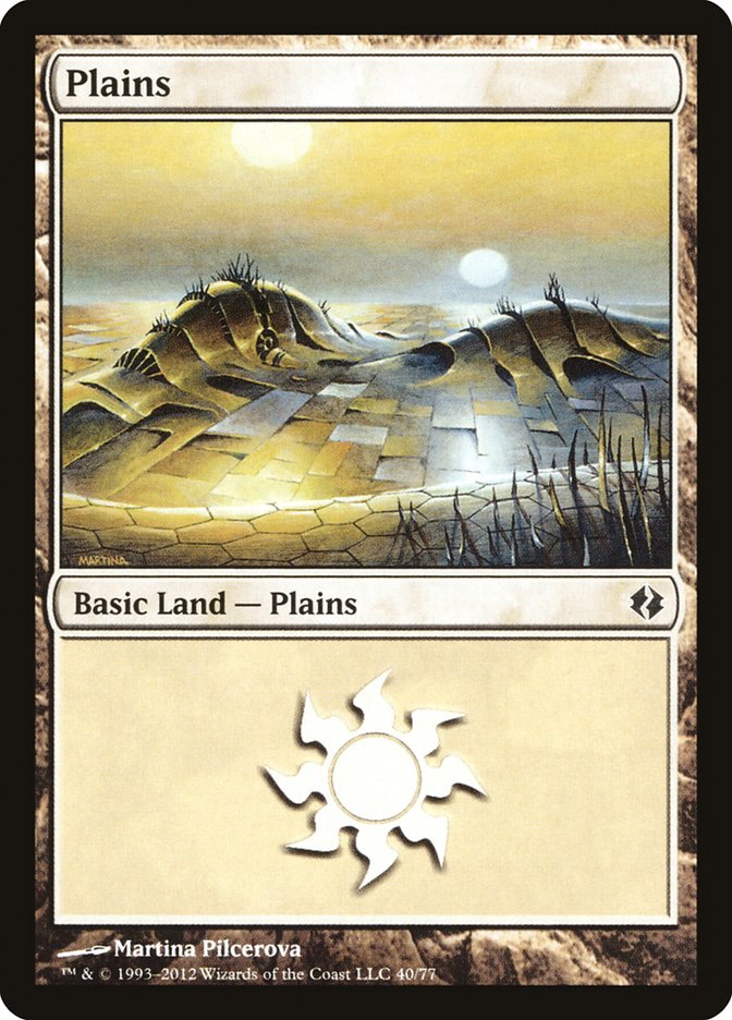 Plains (40) [Duel Decks: Venser vs. Koth] | Odin's Place