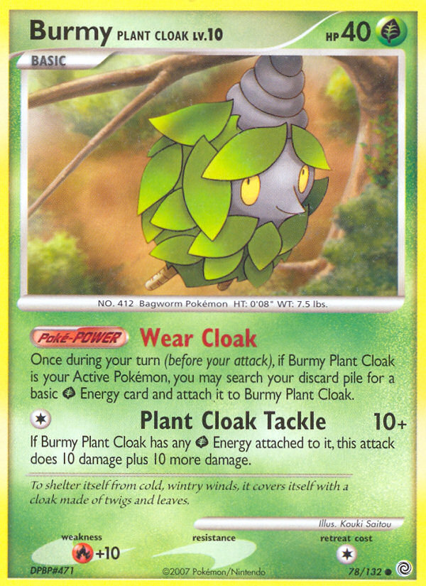 Burmy Plant Cloak (78/132) [Diamond & Pearl: Secret Wonders] | Odin's Place