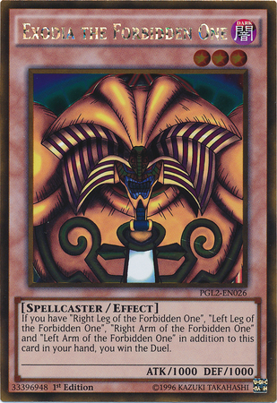 Exodia the Forbidden One [PGL2-EN026] Gold Rare | Odin's Place