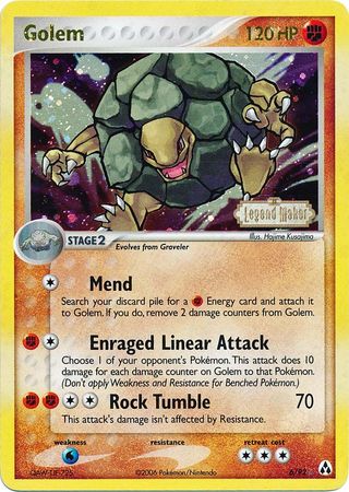 Golem (6/92) (Stamped) [EX: Legend Maker] | Odin's Place