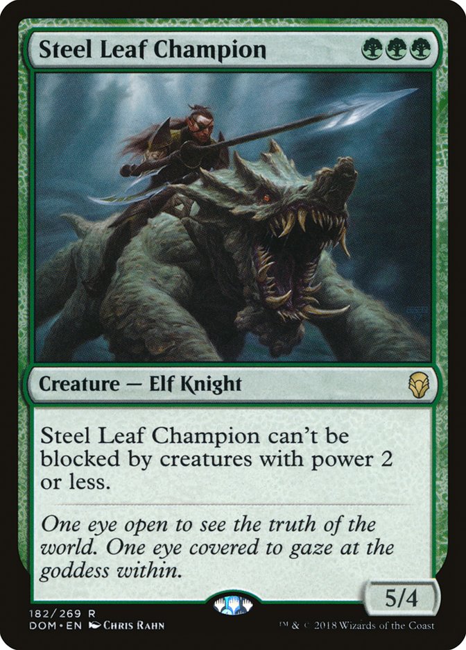 Steel Leaf Champion (182) [Dominaria] | Odin's Place