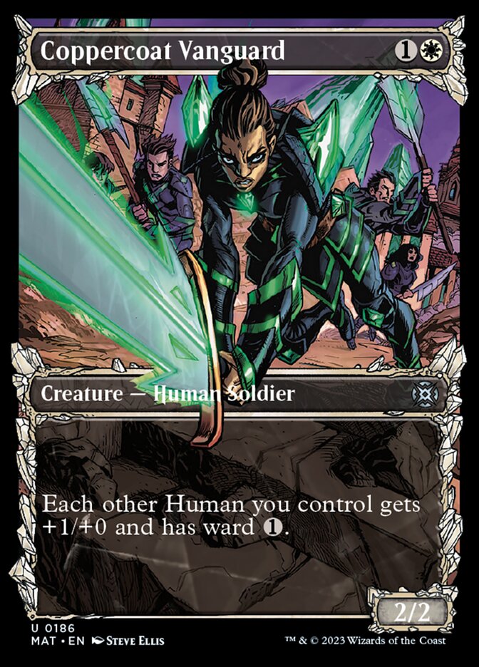 Coppercoat Vanguard (Showcase Halo Foil) [March of the Machine: The Aftermath] | Odin's Place