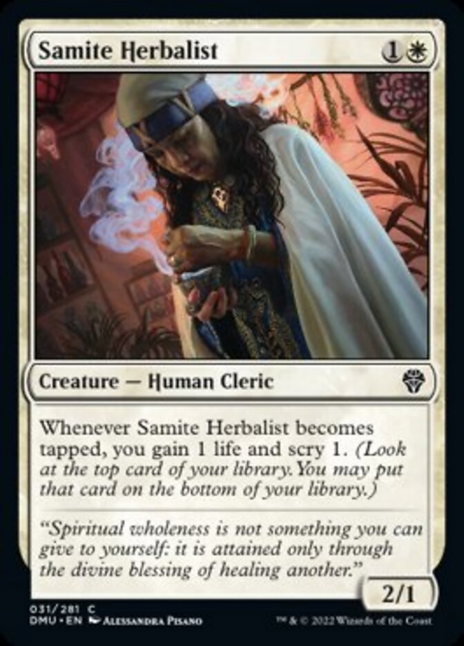Samite Herbalist [Dominaria United] | Odin's Place